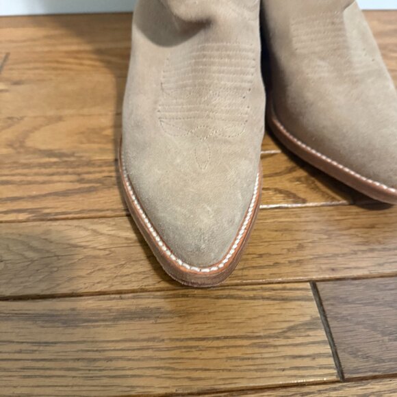 Tecovas The Abby Driftwood Suede LIKE NEW 10.5 - Picture 8 of 15